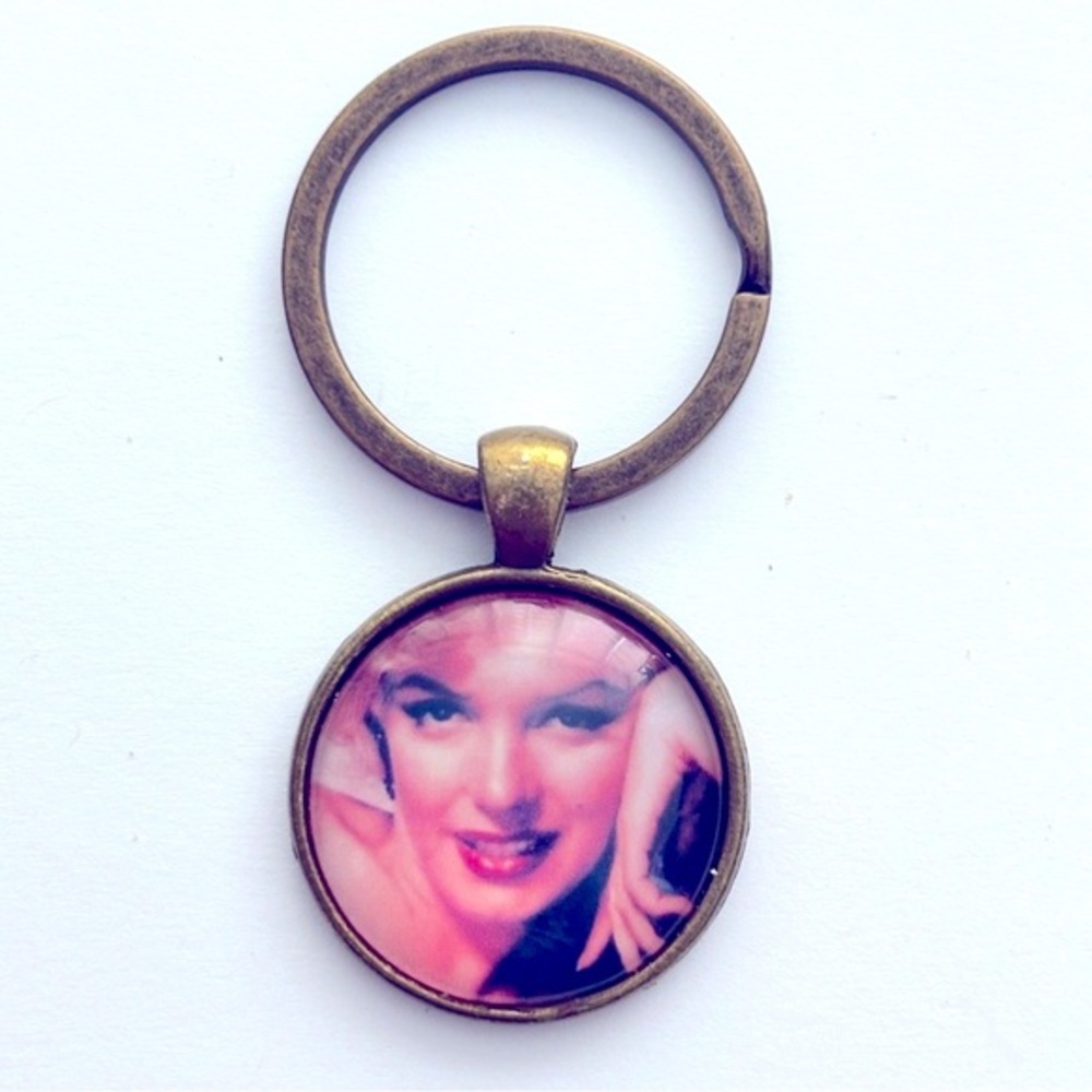 Marilyn Monroe Keychain, Handmade, NWT